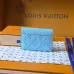 Louis Vuitton M27480 Rosali Sky Blue Empreinte Leather Snap Closure Coin Card Mini Wallet #B66010