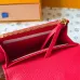 Louis Vuitton M27481 Rosali Red Empreinte Leather Compact Coin & Card Wallet #B66009