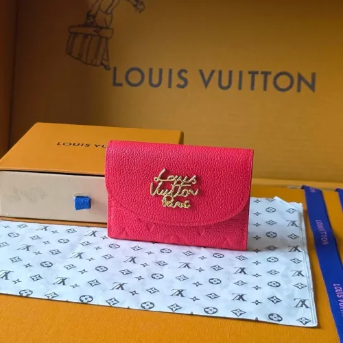 Louis Vuitton M27481 Rosali Red Empreinte Leather Compact Coin & Card Wallet #B66009