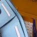 Louis Vuitton M27488 Lisa Light Blue Empreinte Leather Compact Zip Card Wallet #B66008