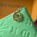Louis Vuitton M27715 Zippy Apple Green Empreinte Leather Full Zip Long Card Wallet #B66006