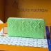 Louis Vuitton M27715 Zippy Apple Green Empreinte Leather Full Zip Long Card Wallet #B66006