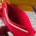 Louis Vuitton M28129 Porto Cult Red Empreinte Leather Charm Card Holder Wallet #B66005