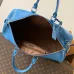 Louis Vuitton M28227 Keepall 50 Blue Gradient Monogram Canvas Bandouliere Travel Duffle Bag #B66011