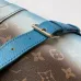 Louis Vuitton M28227 Keepall 50 Blue Gradient Monogram Canvas Bandouliere Travel Duffle Bag #B66011