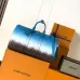 Louis Vuitton M28227 Keepall 50 Blue Gradient Monogram Canvas Bandouliere Travel Duffle Bag #B66011