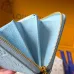 Louis Vuitton M28294 Zippy Blue Empreinte Leather Full Zip Long Wallet Card Purse #B66004