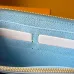 Louis Vuitton M28294 Zippy Blue Empreinte Leather Full Zip Long Wallet Card Purse #B66004