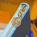 Louis Vuitton M28294 Zippy Blue Empreinte Leather Full Zip Long Wallet Card Purse #B66004