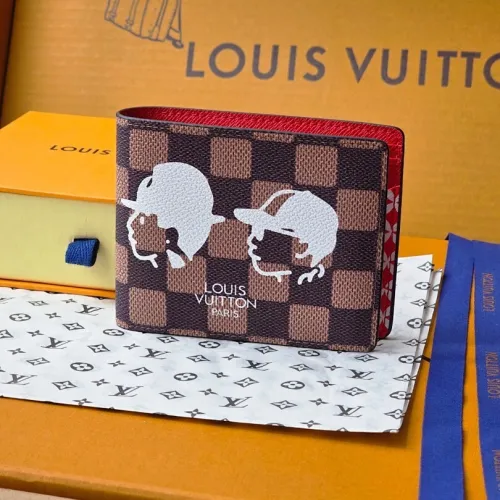 Louis Vuitton N40777 Collaborative Short Wallet - Chip Version #B59474