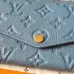 Louis Vuitton Sarah Monogram Empreinte Leather Envelope Wallet 19×10.5×2cm #B65039