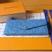 Louis Vuitton Sarah Monogram Empreinte Leather Envelope Wallet 19×10.5×2cm #B65039