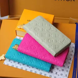 Louis Vuitton Wallets Zippy Vertical Wallet Monogram Taurillon Leather #B50798