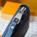 Louis Vuitton Zippy Wallet – Iridescent Navy Monogram Empreinte Leather #B58779