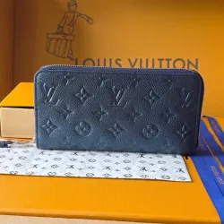  Zippy Wallet – Iridescent Navy Monogram Empreinte Leather #B58779