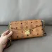 MCM Mini Crossbody Bag, Grid Pattern, Chain Strap, Style 65026 12.5 x 21.0 x 5.0cm #B61787