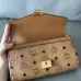 MCM Mini Crossbody Bag, Grid Pattern, Chain Strap, Style 65026 12.5 x 21.0 x 5.0cm #B61787