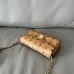 MCM Mini Crossbody Bag, Grid Pattern, Chain Strap, Style 65026 12.5 x 21.0 x 5.0cm #B61787
