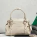Miu Miu 5BA327 Glazed Leather Vintage Satchel Bag Removable Strap Top Handle Handbag #B65970