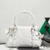 Miu Miu 5BA327 Glazed Leather Vintage Satchel Bag Removable Strap Top Handle Handbag #B65970