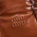 Miu Miu 5BA327 Glazed Leather Vintage Satchel Bag Removable Strap Top Handle Handbag #B65970