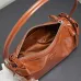 Miu Miu 5NE029 Glazed Leather Bow Barrel Shoulder Bag Embossed Logo Handbag #B65969