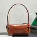 Miu Miu 5NE029 Glazed Leather Bow Barrel Shoulder Bag Embossed Logo Handbag #B65969