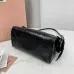 Miu Miu Ribbon Oil-Wax Leather Shoulder Bag 21×12.5×9.5cm #B65029