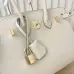 Birkin Handbag 25cm White #B49912