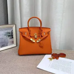 Birkin Handbag Orange #B49913