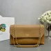 Caramel Prada Doux extra large leather shoulder bag #B49849