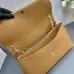 Caramel Prada Doux extra large leather shoulder bag #B49849