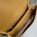 Caramel Prada Doux extra large leather shoulder bag #B49849