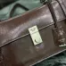 Dark Brown Medium leather handbag #B51545