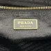 Dark Brown Prada Bonnie medium leather handbag #B50877