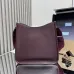 Prada 1BC073 Large Tote Bag - Burgundy Leather Crossbody Style with Adjustable Logo Strap #B59500
