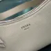 Prada Aimee Hobo Shoulder Bag (1BC280) - Travel-Inspired Bobo Silhouette, Textured Leather, 36×20×11cm #B59976