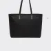 Prada Black Nylon Triangle Logo Work Tote Handbag 1BG052 #B66540