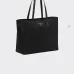 Prada Black Nylon Triangle Logo Work Tote Handbag 1BG052 #B66540