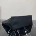 Prada Black Nylon Triangle Logo Work Tote Handbag 1BG052 #B66540