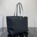Prada Black Nylon Triangle Logo Work Tote Handbag 1BG052 #B66540