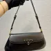 Prada Bolsa De Hombro Con Logo Triangular Esmaltado #B49848