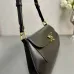 Prada Bolsa De Hombro Con Logo Triangular Esmaltado #B49848