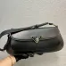 Prada Bolsa De Hombro Con Logo Triangular Esmaltado #B49848