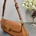 Prada Bolsa De Hombro Con Logo Triangular Esmaltado #B49848