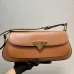 Prada Bolsa De Hombro Con Logo Triangular Esmaltado #B49848