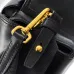 Prada Cahier Messenger Bag (2 Colors) – Burgundy/Black Leather with Gold-Tone Triangle Logo & Buckle Hardware #B59175