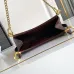 Prada Cleo Shoulder Bag (4 Colors) – Brown/Navy/Black/White Saffiano Leather with Gold-Tone Chain Strap #B59172