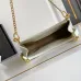 Prada Cleo Shoulder Bag (4 Colors) – Brown/Navy/Black/White Saffiano Leather with Gold-Tone Chain Strap #B59172