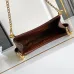 Prada Cleo Shoulder Bag (4 Colors) – Brown/Navy/Black/White Saffiano Leather with Gold-Tone Chain Strap #B59172